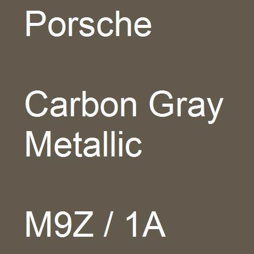 Porsche, Carbon Gray Metallic, M9Z / 1A.